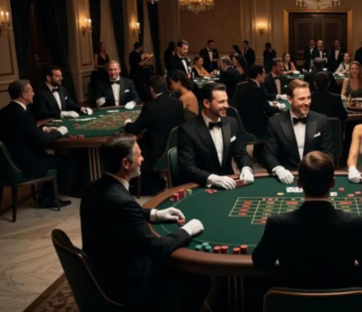 Profesjonalni croupierzy i animatorzy Wonderstar s. r. o. prowadzą elegancki wieczór casino bez prawdziwych stawek pieniężnych